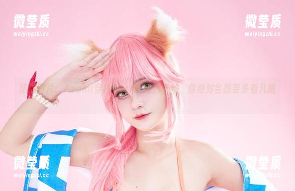 精选图片：Azami穿着Aerith红色蕾丝，你绝对会想要多看几眼。-微莹质