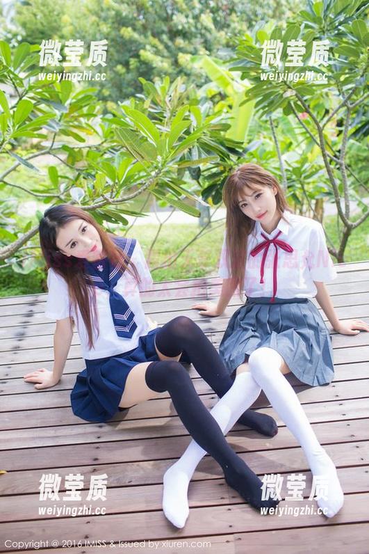 IMiss爱蜜社 - 露出无辜双足的张思允Nice，真的太会拍美图了！-微莹质