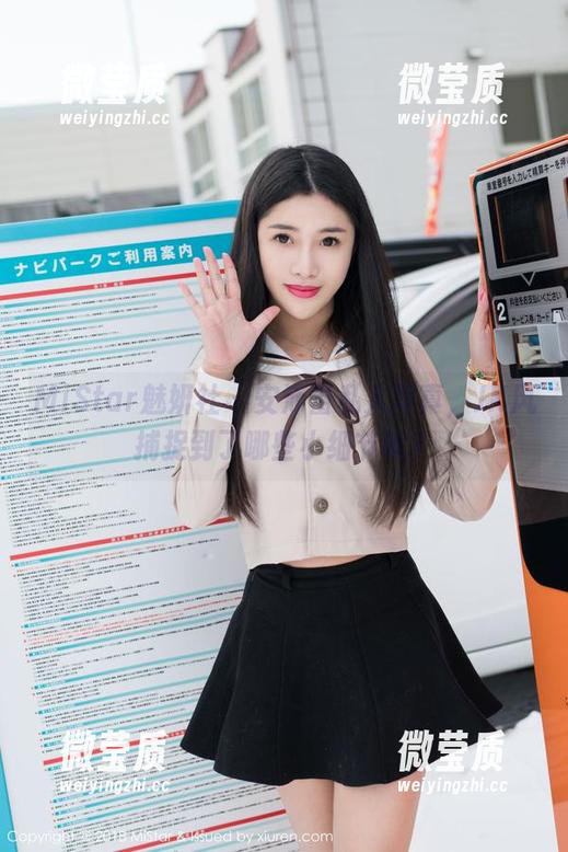 MiStar魅妍社 - 安沛蕾私人写真，JK风捕捉到了哪些小细节呢？-微莹质