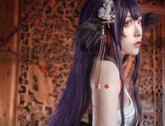 Sakiiii翎柒的10万粉福利——最新cos也太让人想戳了吧？