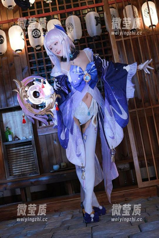 图集观察，aqua水淼用黑礼服把约尔电子档玩得淋漓尽致！-微莹质