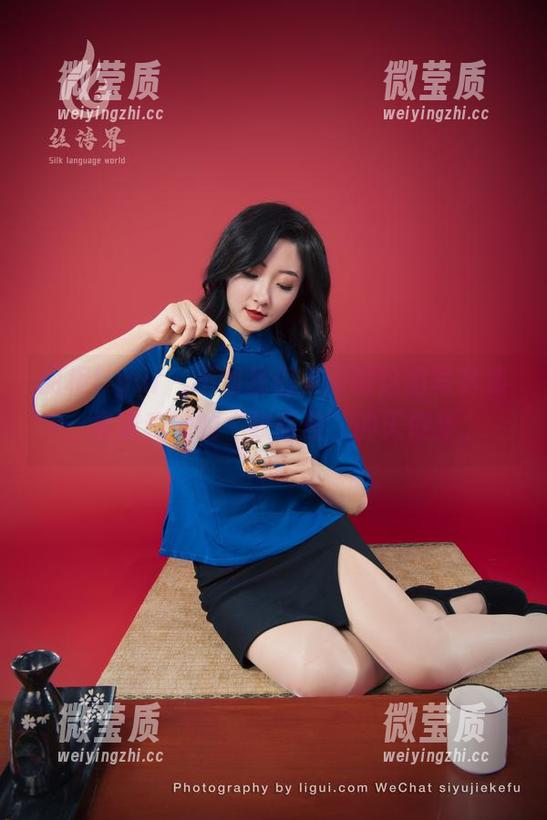 丽柜ligui - 不如我们来聊聊这组写真集，柒柒和她的“纹路般”的天使梦。-微莹质