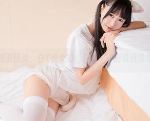喵糖映画图库：白T少女的‘日常’，别说我没提醒你