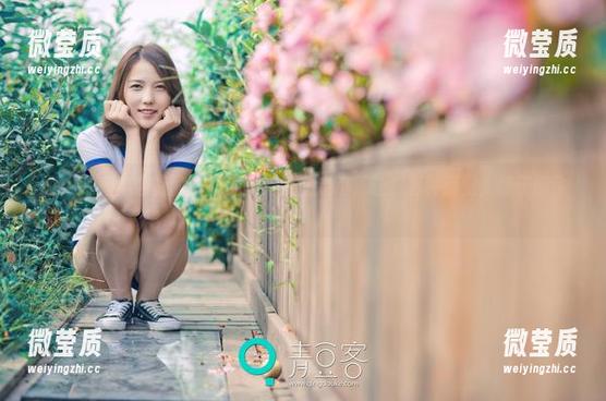 推女神 - 何晨曦的白裙全集：她在走路，让我有种错觉，裙子能飞。-微莹质