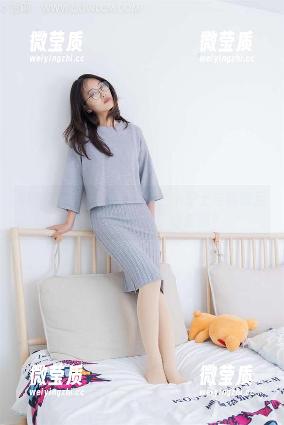 物恋传媒 - 小竹的图集：小护士与瑜伽后，我们一起尬聊，你信吗？-微莹质