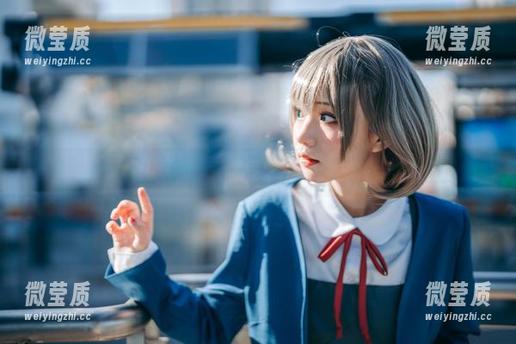 花柒Hana这套空姐写真，难道是机场站台的超级眼力吗？-微莹质